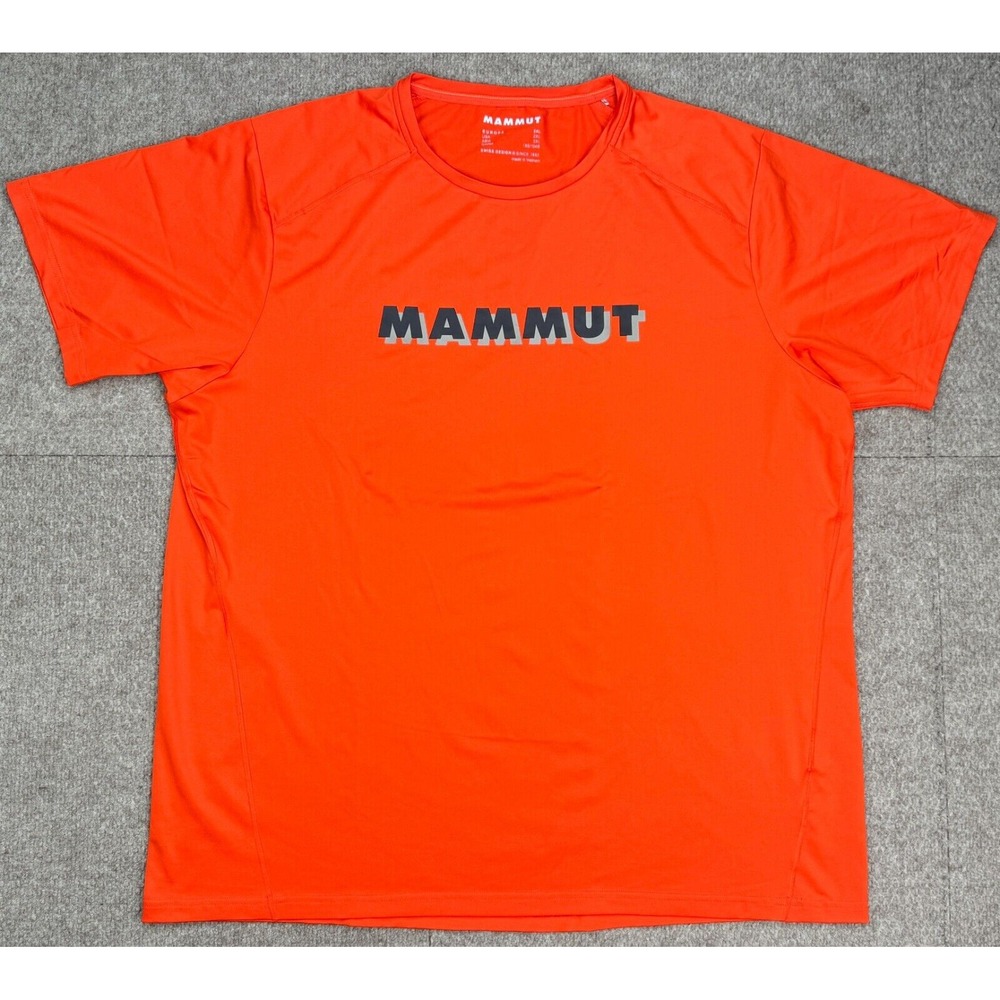 Mammut Men's Orange Short Sleeve T-Shirt Size‎ 2XL